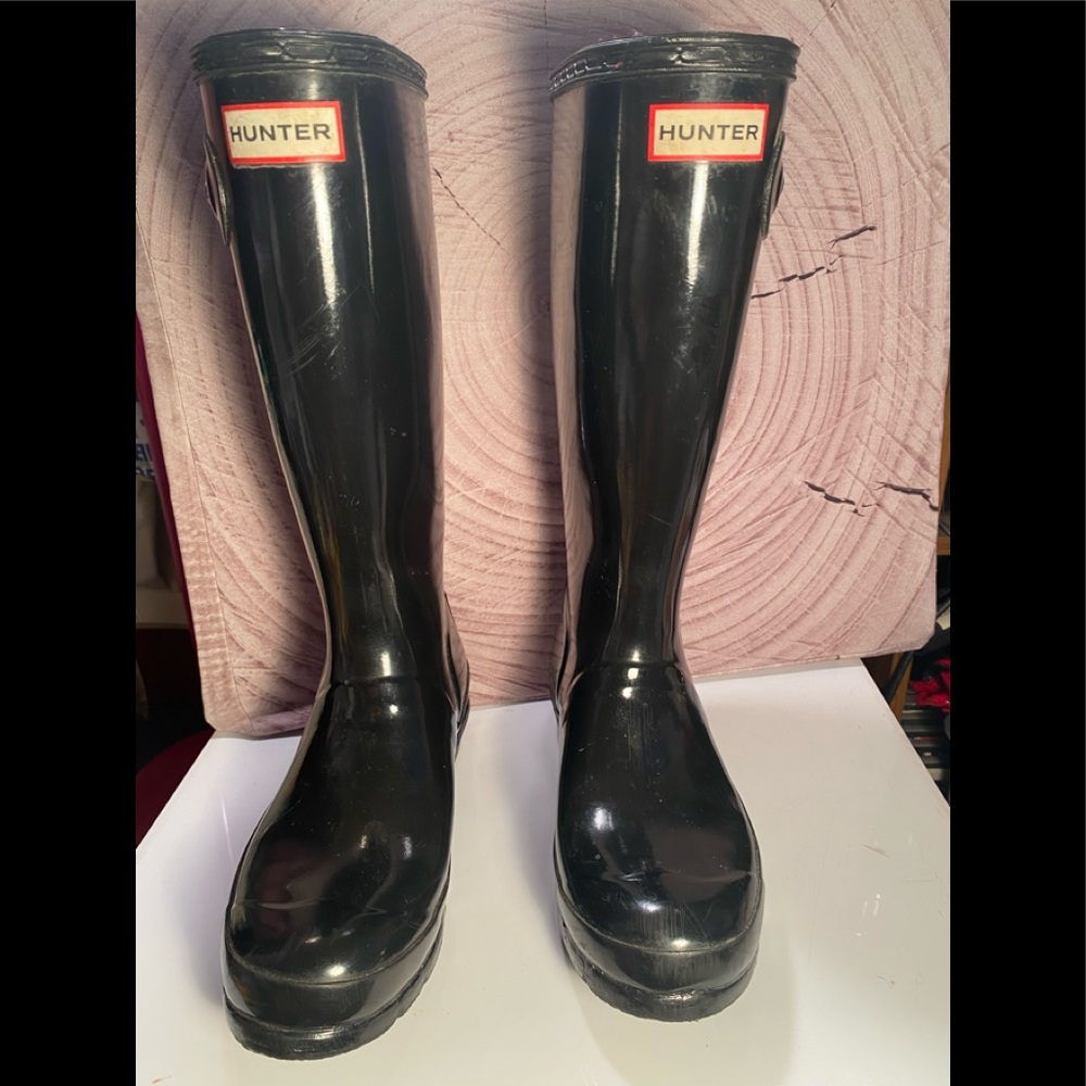 Hunter Original High Gloss Waterproof Rain Boots